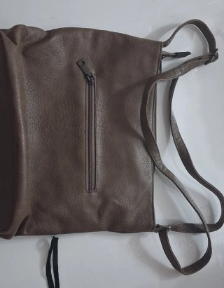 Bolso bandolera marrón estilo boho