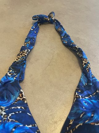 Top bikini triangolo maculato