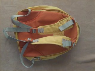 Mochila Timberland juvenil amarilla