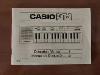 Teclado electrónico CASIO PT-1