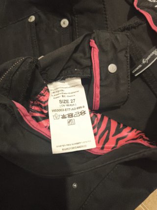 Pantalones Guess Negros beverly- slimfit Talla 27