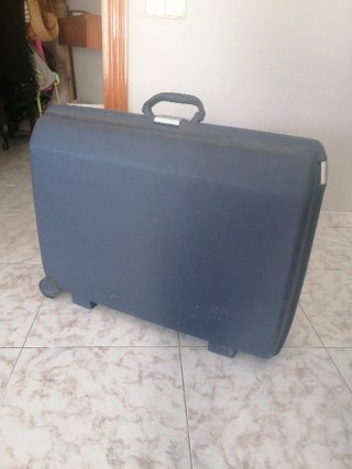 Maleta Samsonite azul como nueva