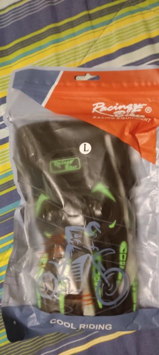 Guantes Moto Verano Táctiles M, XL o XXL - Verde