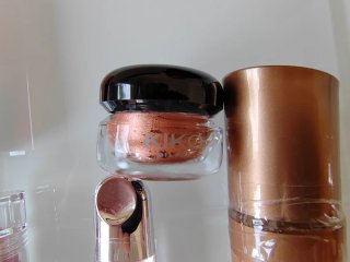 Lote 7 productos maquillaje + neceser rosa