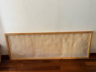 Cabecero Ratán y Madera