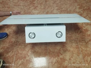Campana extractora cocina blanca