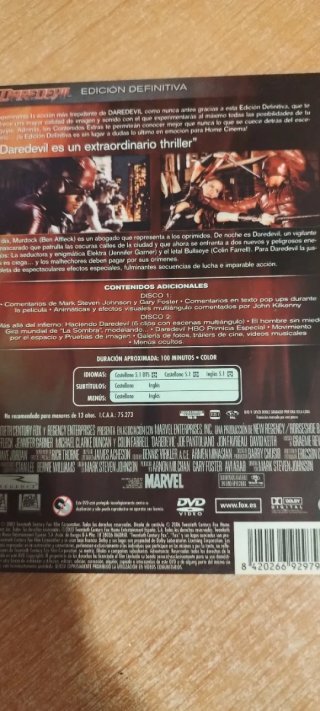 Daredevil Edición Definitiva limitada DVD (Rara)