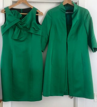 Vestido y Blazer ALBA CONDE Verde