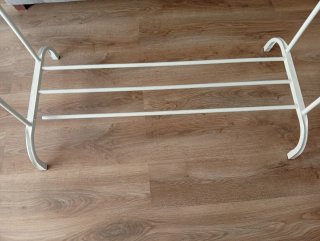 Burro para ropa 2 alturas metal