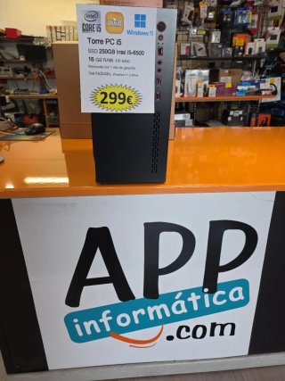 Torre PC i5 SSD 250GB 16GB RAM