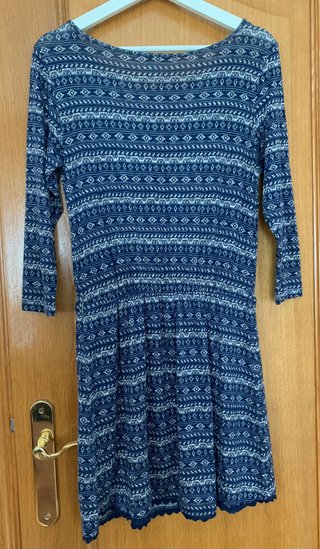 Vestido estampado mujer