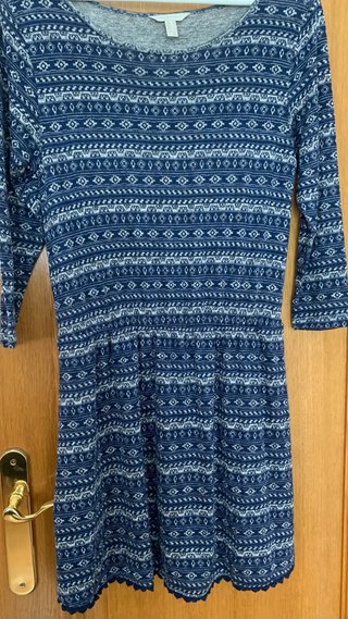 Vestido estampado mujer
