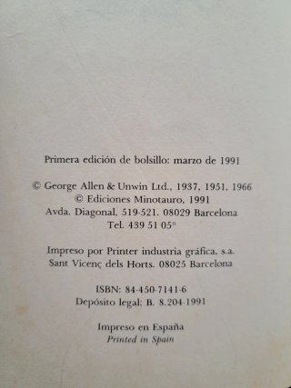 El Hobbit Tolkien