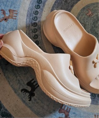 Sandalias SMFK tacón alto rosa