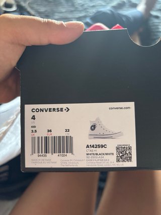 Converse All Star Blancas Talla 36