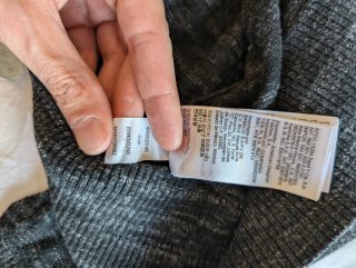 Jersey Calvin Klein cuello alto gris jaspeado