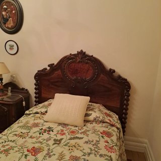 Cama Antigua Madera 110x200