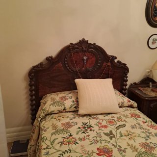Cama Antigua Madera 110x200