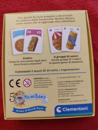 Set carte Mulino Bianco 50 Anni