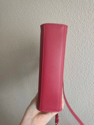 Bolso Label Rose Rojo