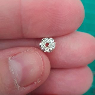 Espaciadores Strass 6mm Manualidades