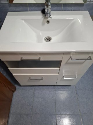 Mueble de baño completo blanco