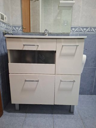 Mueble de baño completo blanco