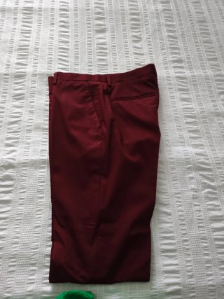 Traje granate hombre Zara