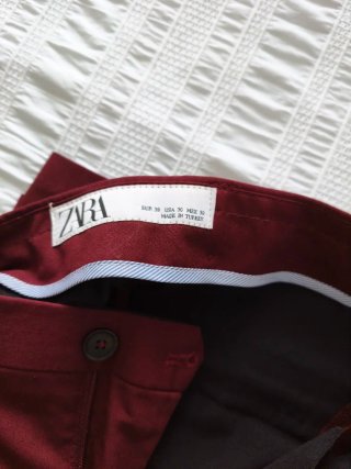 Traje granate hombre Zara