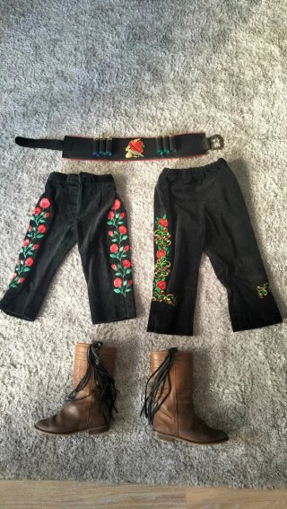 Traje Contrabandista Niño Flores, fiesta