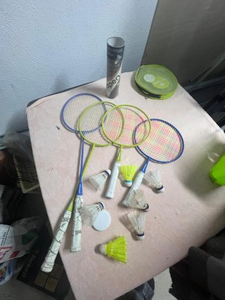 Kit 4 Raquetes Artengo + 7 Volantes