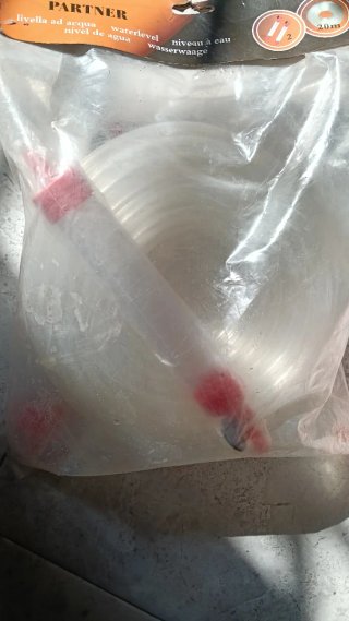 Manguera Niveladora de Agua 20m,incluye 2 deposito