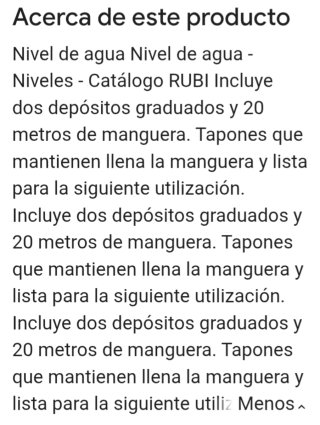 Manguera Niveladora de Agua 20m,incluye 2 deposito