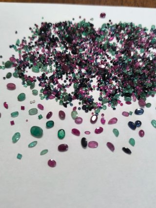 Lote piedras naturales para joyería