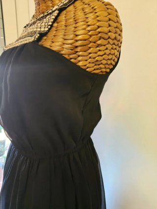 Vestido largo gasa