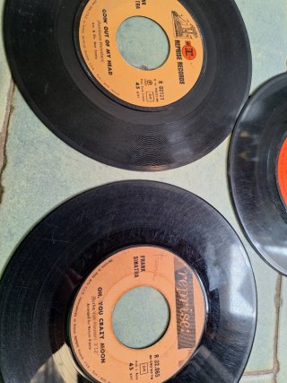 Set 3 Vinili 45 Giri Frank Sinatra