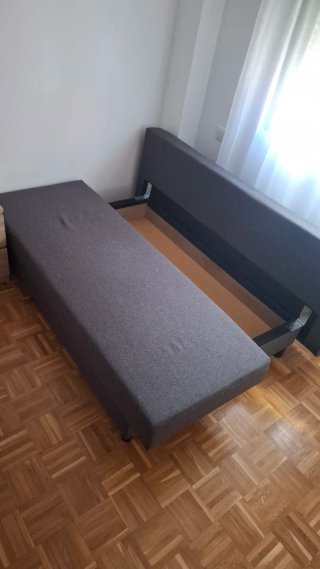 Sofá Cama Ikea Asarum Gris