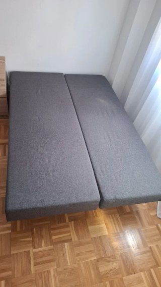 Sofá Cama Ikea Asarum Gris