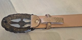 Cintura donna pitone, cavallino, pelle