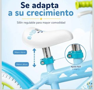 Bicicleta infantil Bluey 14 pulgadas