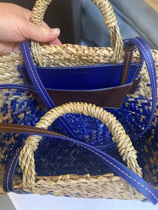 Bolso de rafia Purificación García