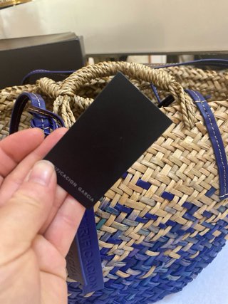 Bolso de rafia Purificación García