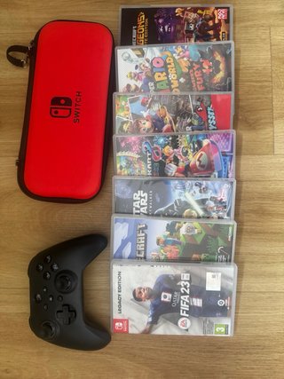 Nintendo Switch excl. Edicion fortnite mas 7juegos