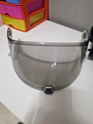 Visera ahumada Scorpion EXO R1 Con funda y nuevo