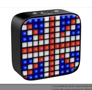 ◆NUEVO + REGALO◆ Altavoz bluetooth LED Lexibook