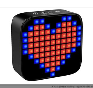 ◆NUEVO + REGALO◆ Altavoz bluetooth LED Lexibook