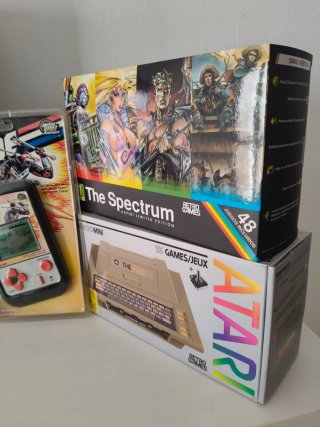 Pack 5 Consolas Mini: C64, Atari, Spectrum, G.I. J