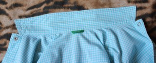 Cazadora cuadros vichy Benetton