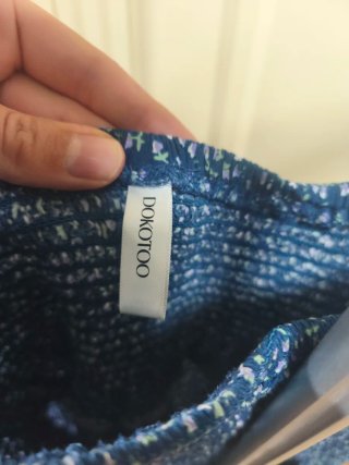 Mono floral azul