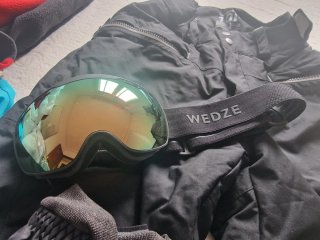 Pantalones de Nieve Wedze Negros
